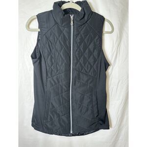 Maurices Women's Lightweight Quilted Full Zip Vest with Nylon Side Panels Size S